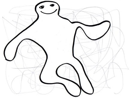 بازی با کاغذ,طراحی با خطوط درهم