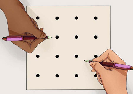 بازی با کاغذ,نقطه بازی