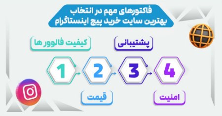 فاکتورهای مهم در انتخاب بهترین سایت خرید پیج اینستاگرام