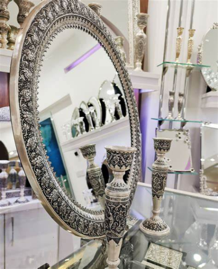 خرید آینه و شمعدان