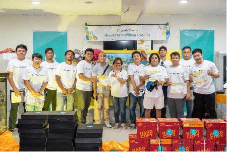 اقدامات خیرخواهانه در فیلیپن توسط خیریه کوینکس