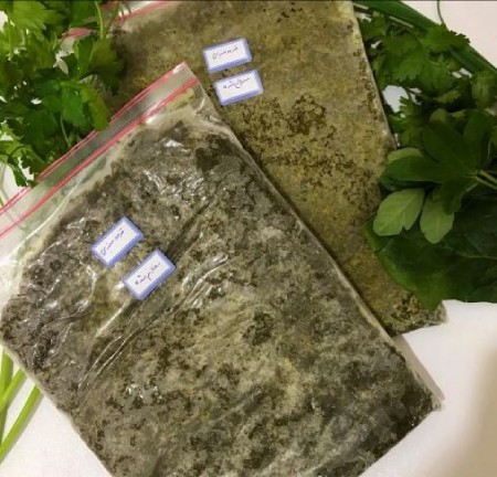 نحوه سرخ کردن سبزی قورمه, سرخ کردن سبزی قورمه, تفت دادن سبزی قورمه