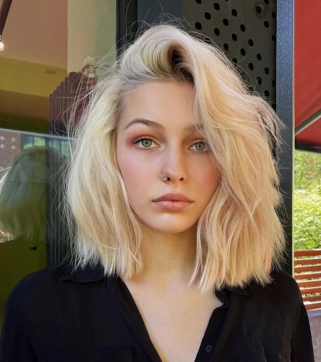 رنگ مو برای چشم های سبز, رنگ موی مناسب برای پوست روشن و چشم سبز, رنگ مو بلوند برای چشم های سبز