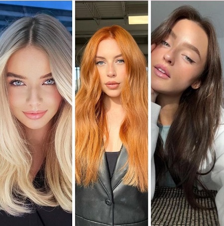 رنگ مو برای چشم های سبز, رنگ موی مناسب برای پوست روشن و چشم سبز, رنگ مو برای چشم های سبز و پوست روشن