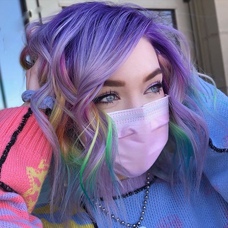 رنگ مو برای چشم های سبز, رنگ موی مناسب برای پوست روشن و چشم سبز, رنگ مو فانتزی برای چشم های سبز