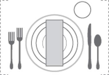 چیدن میز ناهار,چیدمان میز ناهار