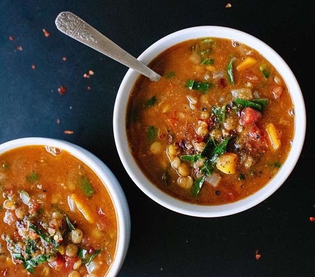 سوپ رژیمی عدس , سوپ رژیمی عدس و سبزیجات , سوپ رژیمی عدس و جو 