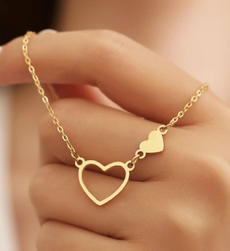 انواع مدل‌های گردنبند عشق