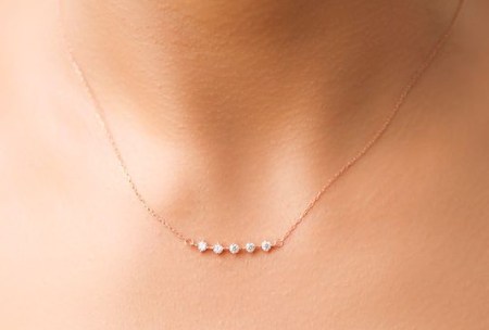 گردنبند مینیمال نقره