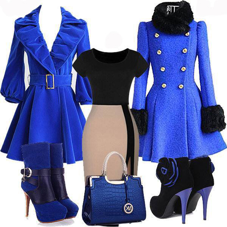 نحوه پوشش لباس های رنگی, ست کردن پالتو رنگی برای زمستان