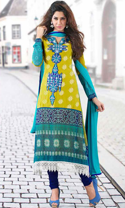 لباس هندی 2013, لباس هندی تابستانه