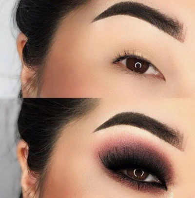 آرایش چشم پف دار,چشم پف دار,پف چشم