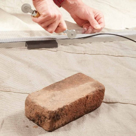 تعویض توری پنجره, تعویض توری بدون قاب