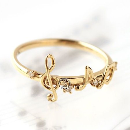 شیک ترین انگشترها با نوت موسیقی