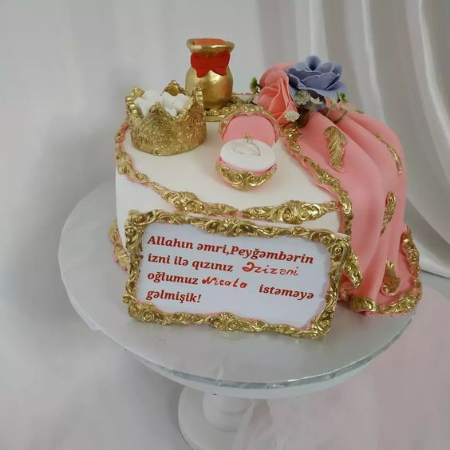 کیک خوشمزه خواستگاری