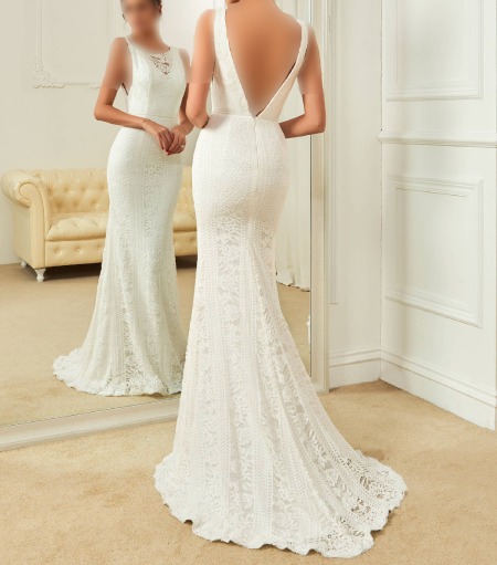 شناخت انواع دنباله لباس عروس