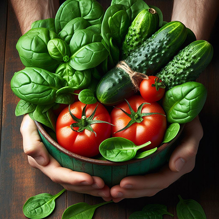 سبزیجات آبرسان و مغذی, غذاهای آبرسان