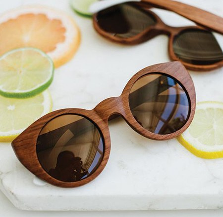 مدل عینک چوبی