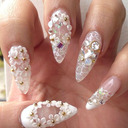 دیزاین سه بعدی ناخن,دیزاین ناخن,دیزاین برجسته ناخن