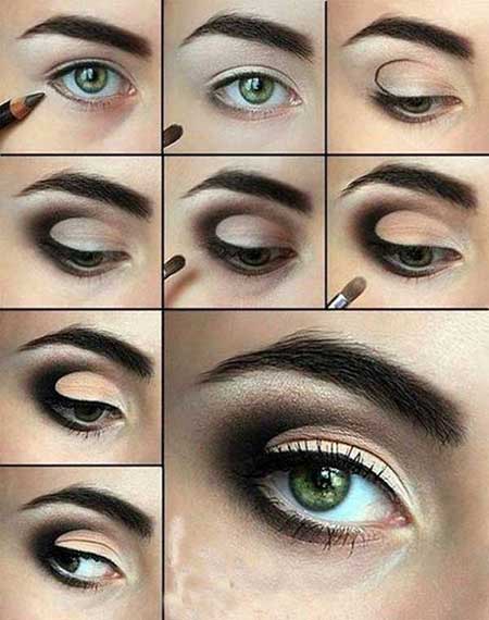 آرایش چشم,آموزش آرایش چشم,آموزش آرایش
