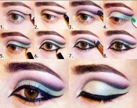 آرایش چشم,آموزش آرایش چشم,آموزش آرایش