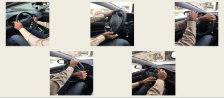 بهترین موقعیت برای قرار دادن دست فرمان