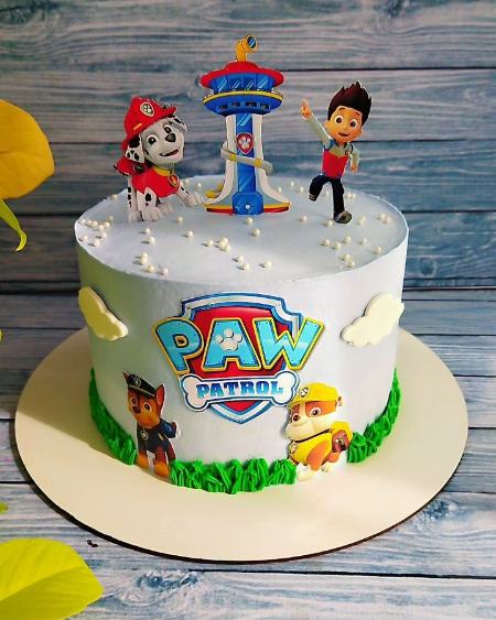 تولدی با کیک سگهای نگهبان