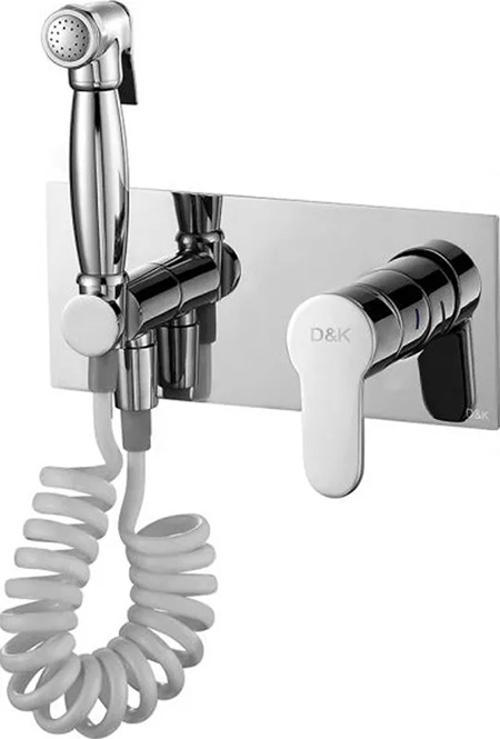 شیرآلات توکار خارجی, لوله کشی شیرآلات توکار,بخش اصلی شیرآلات توکار در فضای دیوار نصب می شود