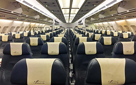 کلاس‌های پروازی, کلاس اکونومی‌,معمولا 31صندلی به این کلاس اختصاص