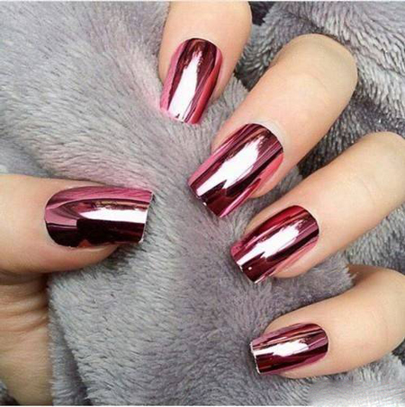 لاک آینه ای, مدل های لاک آینه ای یا کروم, مدل های لاک آینه ای