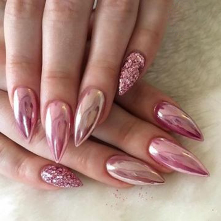 لاک آینه ای, مدل های لاک آینه ای یا کروم, مدل های لاک آینه ای