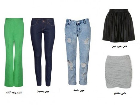 لباس های مناسب اندام های مستطیل, اندام های مستطیل چی بپوشند