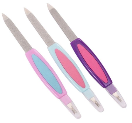 انواع سوهان ناخن و کاربرد آن, روش صحیح استفاده از سوهان ناخن, سوهان ناخن فلزی