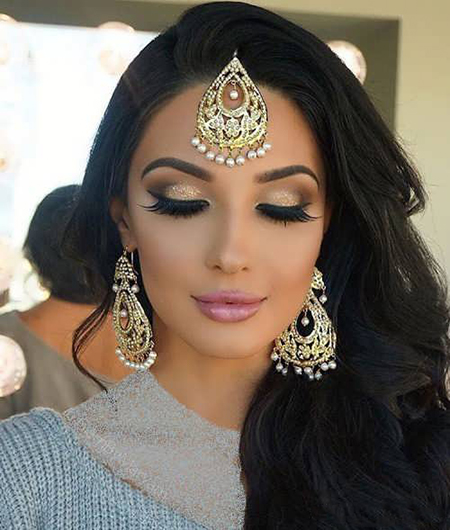 آرایش هندی،مدل آرایش هندی،آموزش آرایش هندی