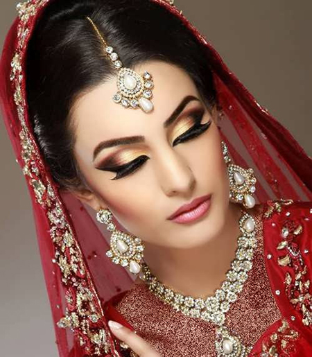 آرایش هندی،مدل آرایش هندی،آموزش آرایش هندی