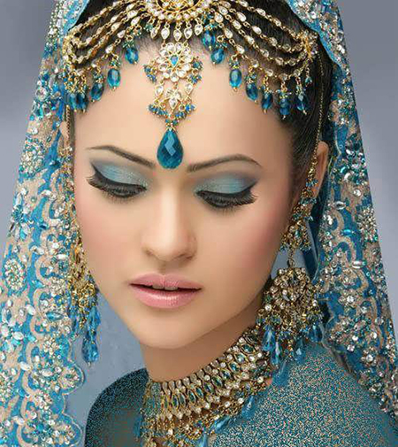 آرایش هندی،مدل آرایش هندی،آموزش آرایش هندی