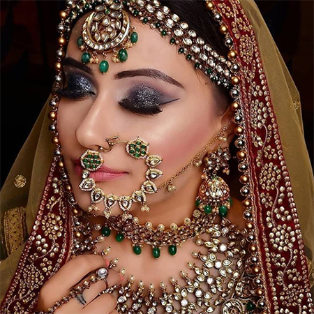 آرایش هندی،مدل آرایش هندی،آموزش آرایش هندی