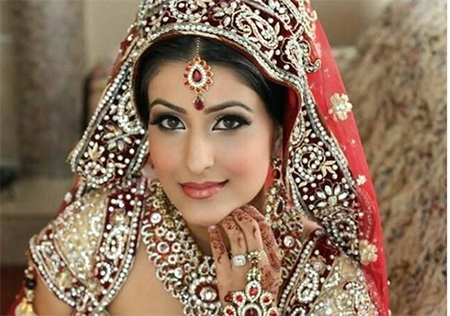 آرایش هندی،مدل آرایش هندی،آموزش آرایش هندی