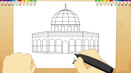 نقاشی زیبا درباره فلسطین