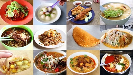 جزیره پنانگ در مالزی, جاذبه های گردشگری جزیره پنانگ, غذاهای سنتی و محلی جزیره پنانگ