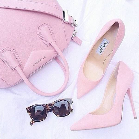 کفش صورتی دخترانه , عکس کفش صورتی, ست کردن کفش صورتی