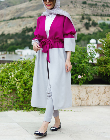 بهترین ست های مانتو طوسی,مدل مانتو طوسی و خاکستری