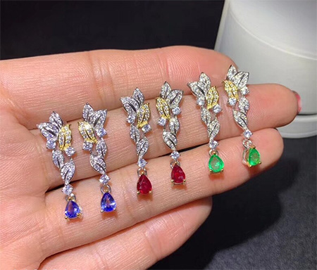 راهنمای خرید نقره, تشخیص نقره اصل از تقلبی, ترکیب نقره با سنگ های مختلف