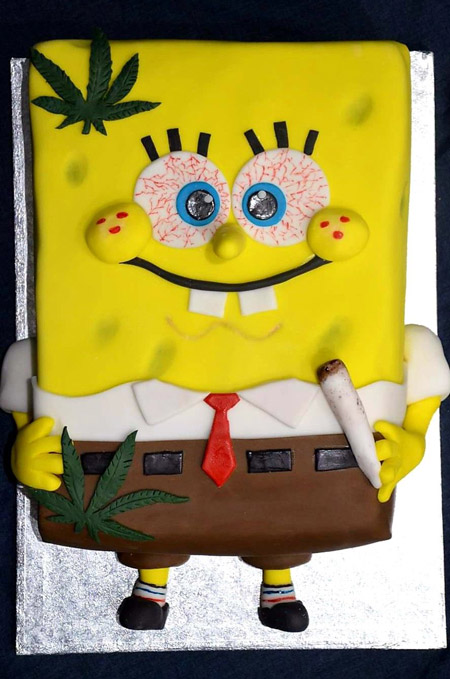 کیک تولد باب اسفنجی, مدل های کیک تولد باب اسفنجی,مدل کیک تولد باب اسفنجی