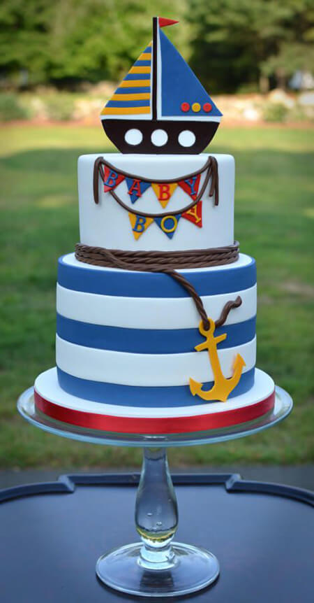 تصاویر کیک های تولد, عکس های کیک تولد تم ملوان