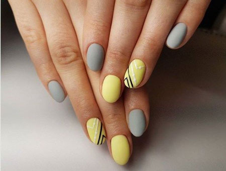 مدل ناخن رنگ سال 2021,مدل ناخن رنگ سال,طرح های لاک ناخن رنگ سال 2021