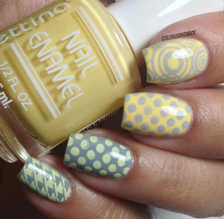 مدل ناخن رنگ سال 2021,مدل ناخن رنگ سال,طرح های لاک ناخن رنگ سال 2021