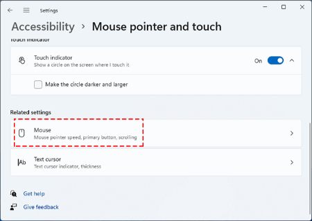 سفارشی سازی نشانگر ماوس در ویندوز 11, نحوه تغییر رنگ نشانگر ماوس در ویندوز 15