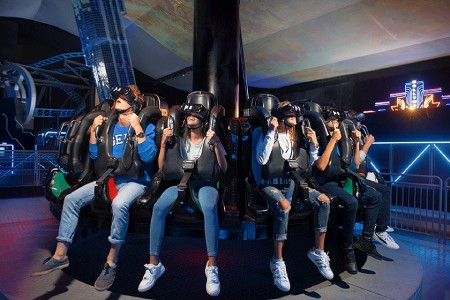 فعالیت‌های AR در پارک واقعیت مجازی دبی مال