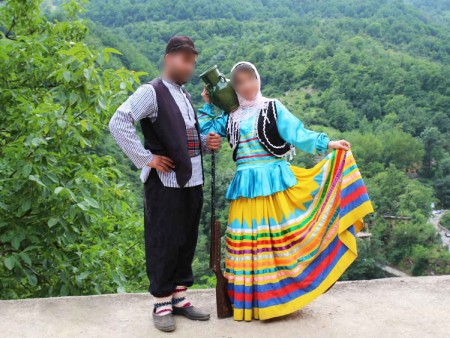 نمونه هایی از مدل لباس محلی مازندرانی